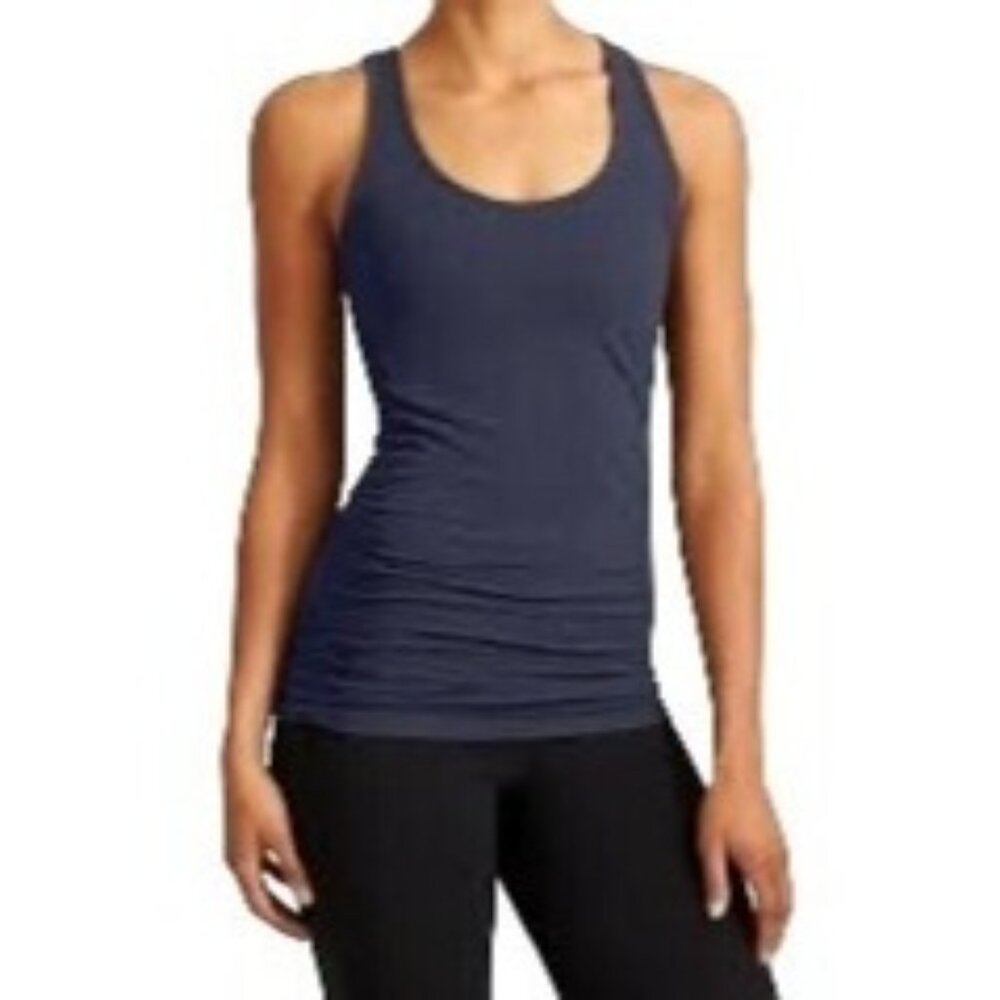 Athleta Pure Tank Top XS Xsmall Womens Racerback Baja Blue Yoga Athletic‎